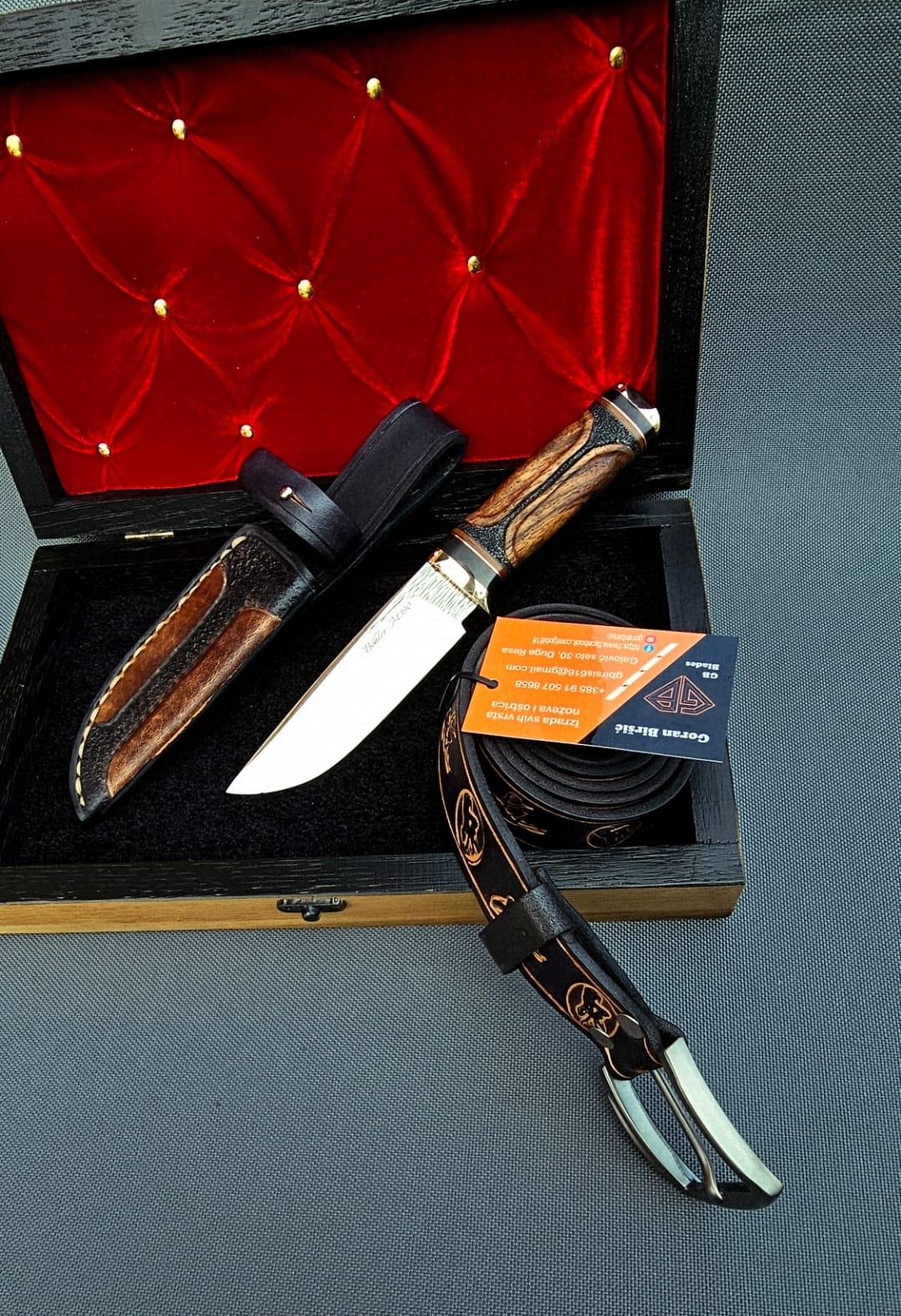 Komplet lovački nož GB m390